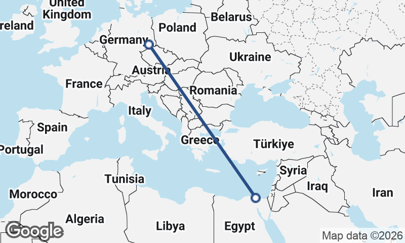 Port Said to Dresden