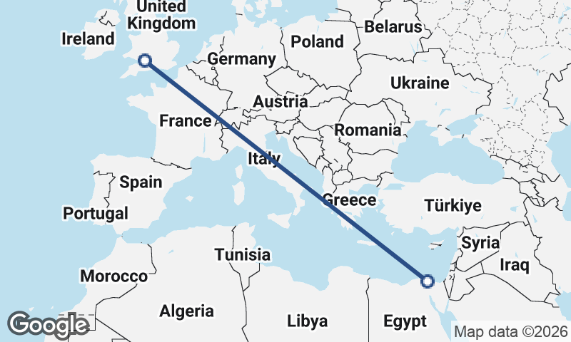 Port Said to Bristol