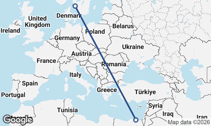 Port Said to Göteborg