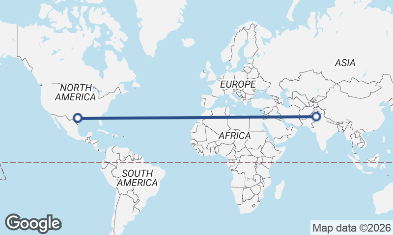 Faisalabad to Austin