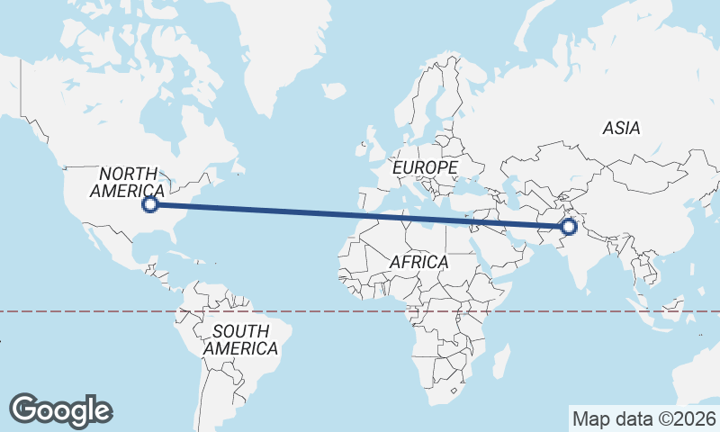 Faisalabad to St. Louis