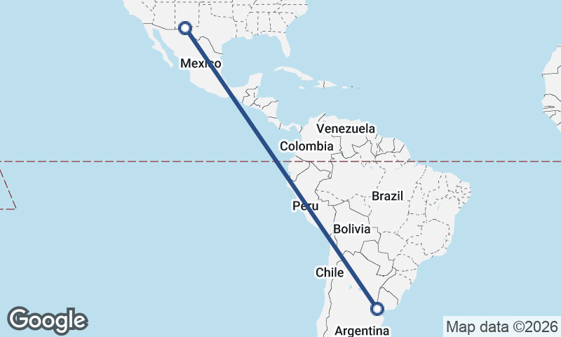 Juárez to Buenos Aires