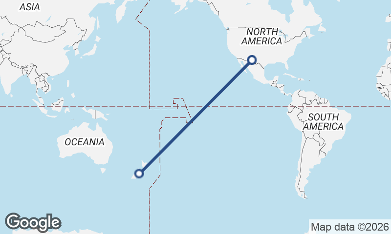 Juárez to Christchurch