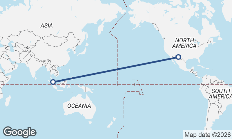 Juárez to Kuala Lumpur