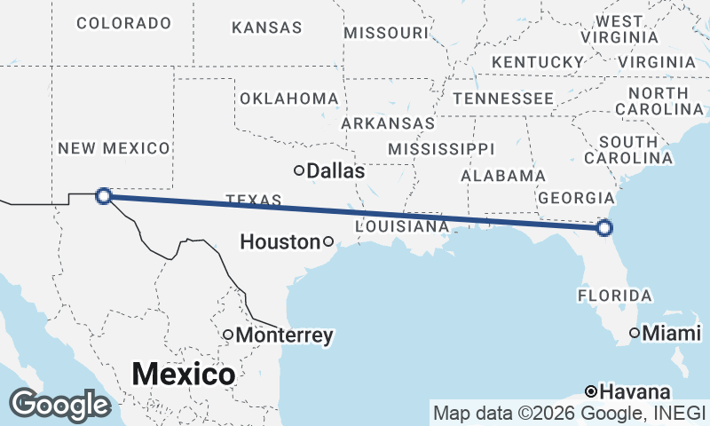 Juárez to Jacksonville