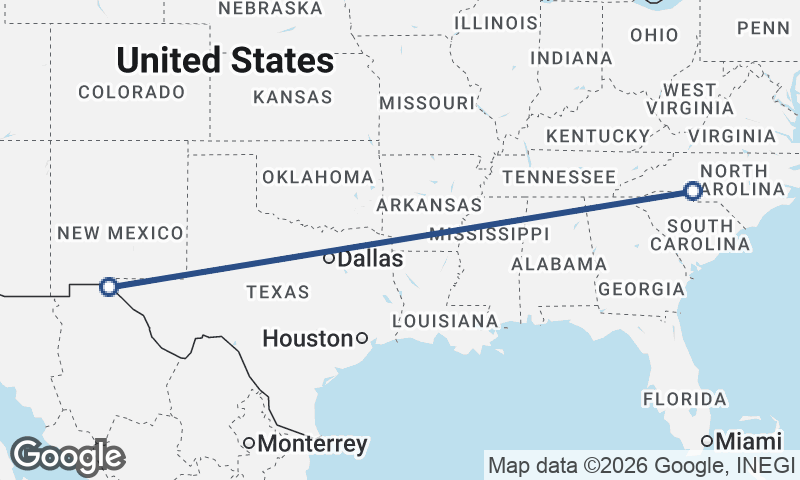 Juárez to Charlotte