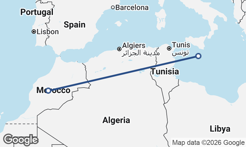 Morocco to Malta