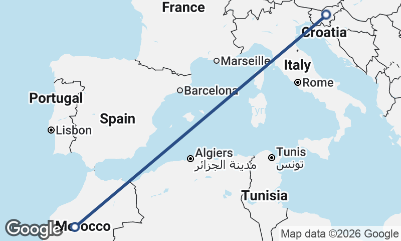 Morocco to Slovenia