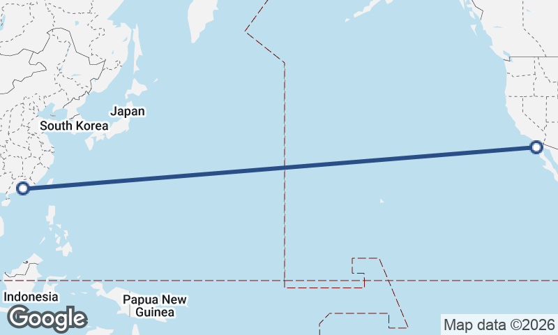 Ensenada to Shenzhen