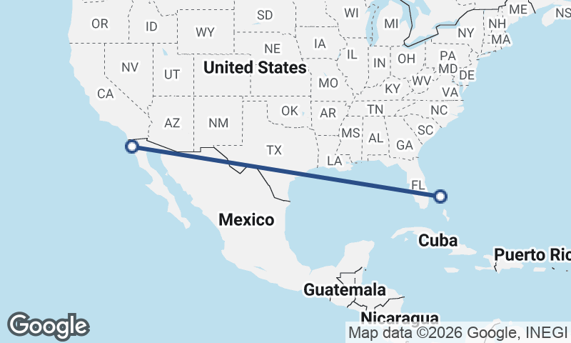 Ensenada to Freeport City