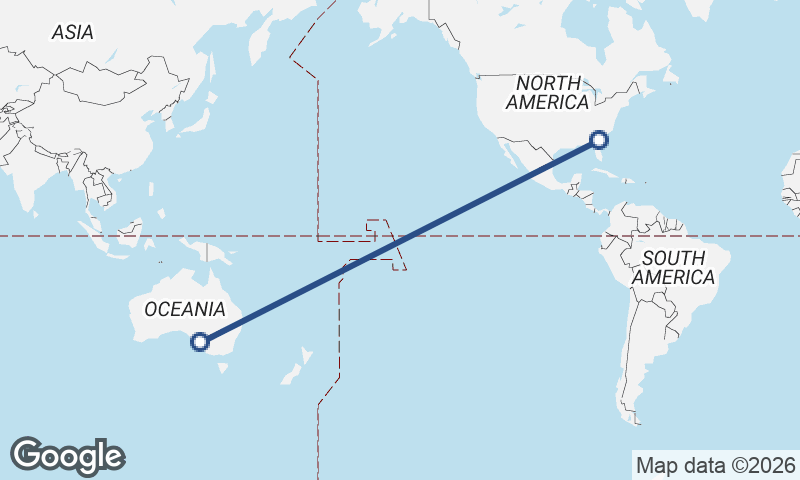 Savannah to Adelaide