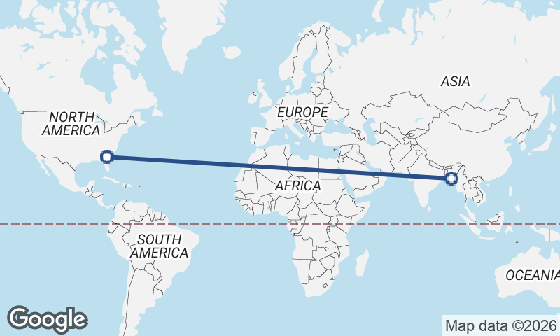 Savannah to Chittagong