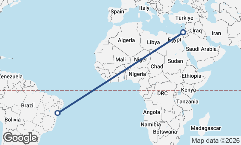 Tel Aviv-Yafo to Salvador