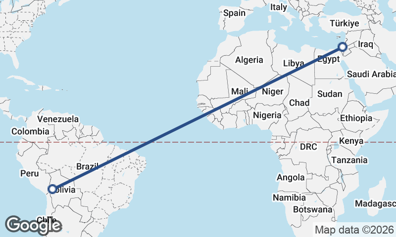 Tel Aviv-Yafo to La Paz