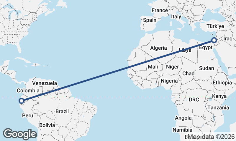 Tel Aviv-Yafo to Guayaquil