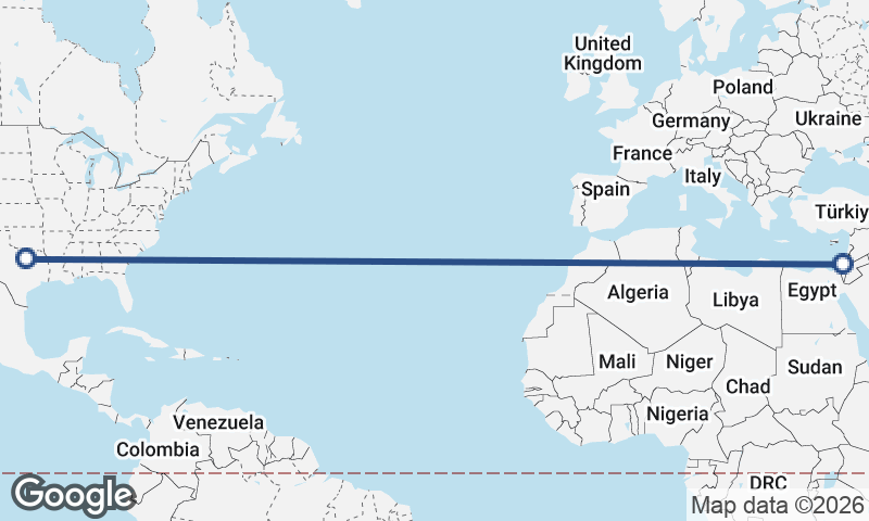 Tel Aviv-Yafo to Fort Worth