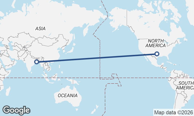 Fort Worth to Kolkata