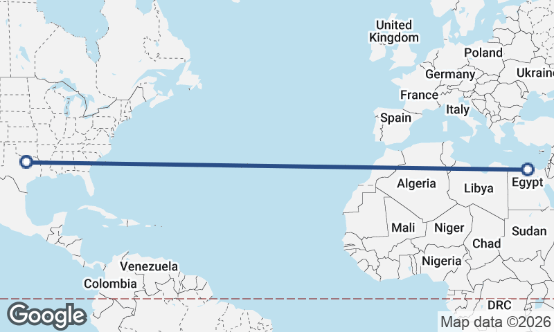 Fort Worth to Alexandria