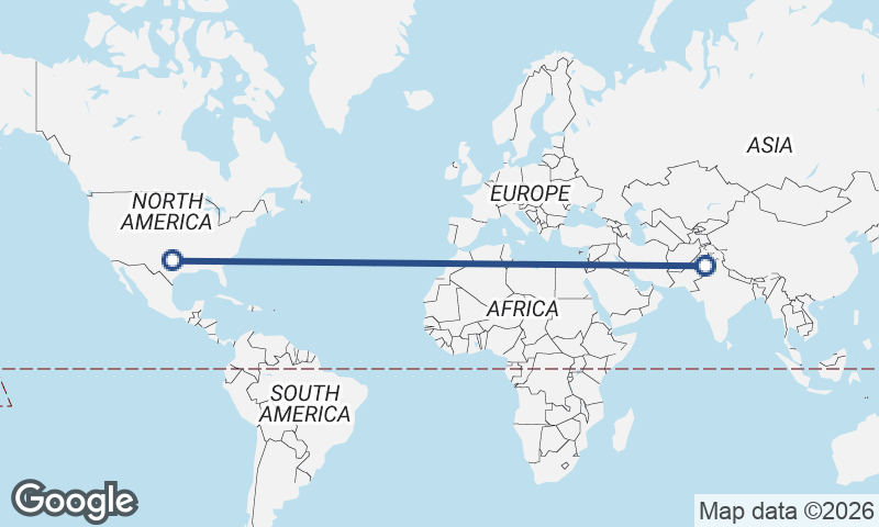 Fort Worth to Faisalabad