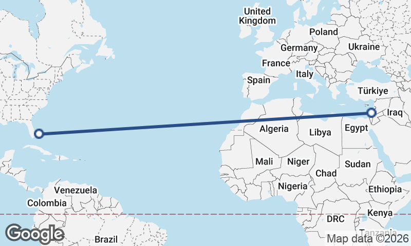 Haifa to Freeport City