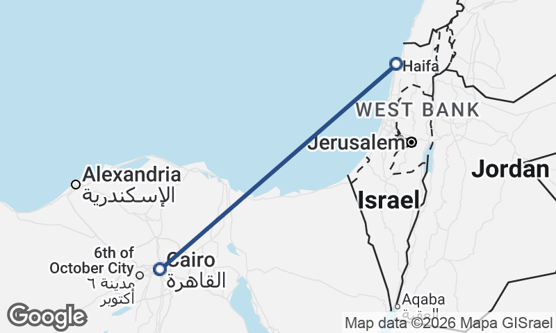 Haifa to Cairo