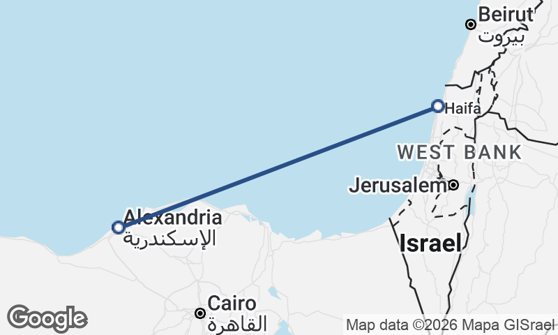 Haifa to Alexandria
