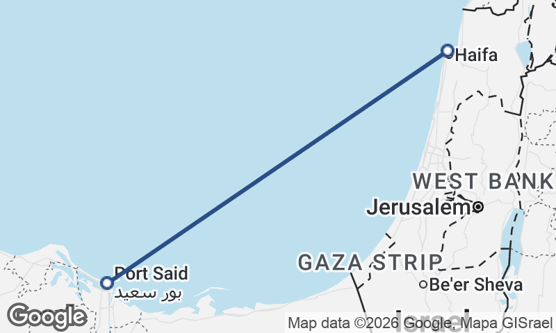Haifa to Port Said