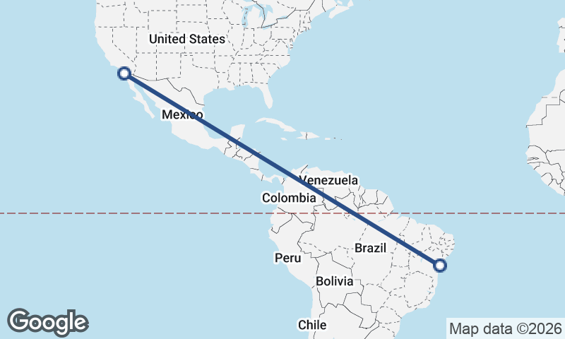 San Diego to Salvador