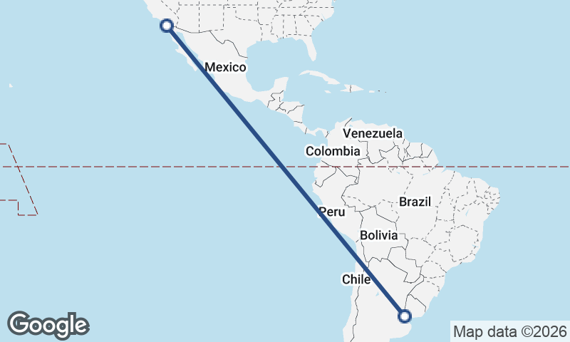 San Diego to Buenos Aires