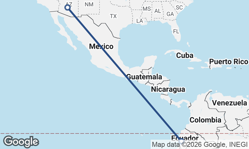Phoenix to Guayaquil