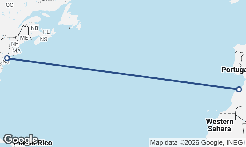 Casablanca to New York