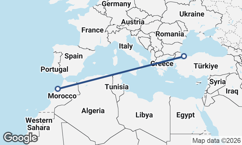 Casablanca to Istanbul