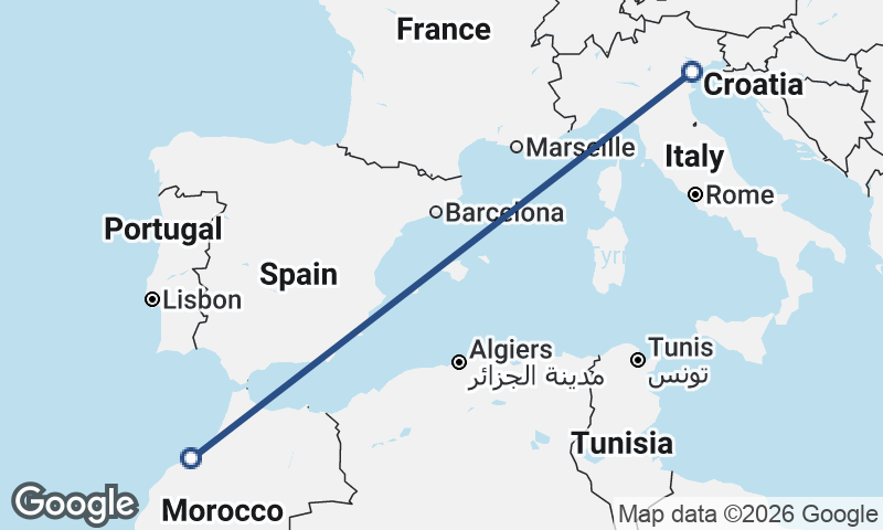 Casablanca to Venice