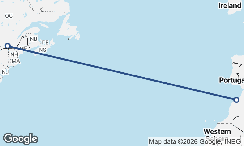 Casablanca to Montréal