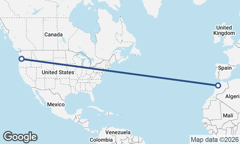 Casablanca to Portland