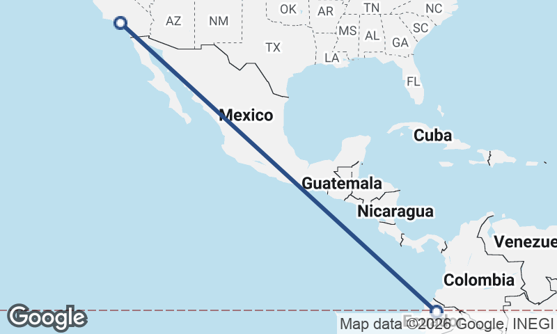 Los Angeles to Quito