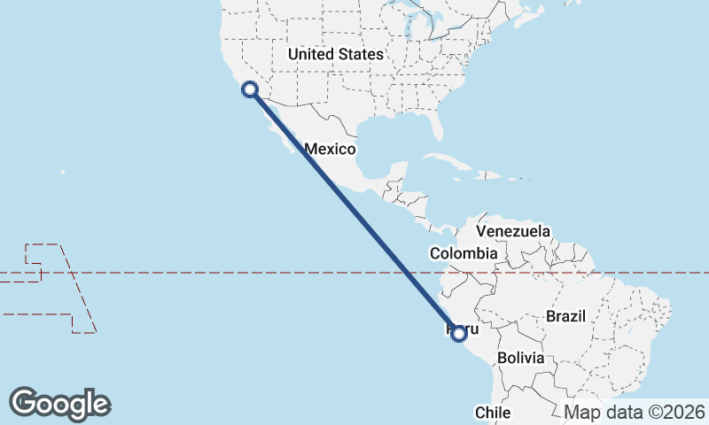 Los Angeles to Lima