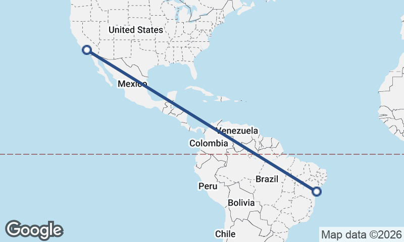 Los Angeles to Salvador