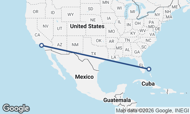Los Angeles to Freeport City
