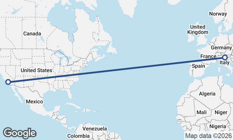 Los Angeles to Venice