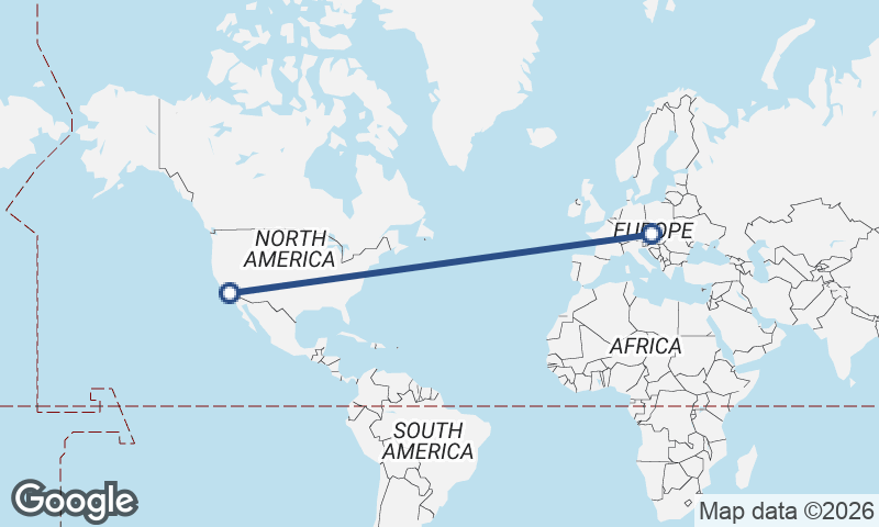 Los Angeles to Vienna