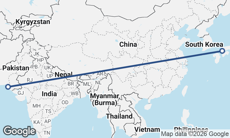 Hiroshima to Karachi
