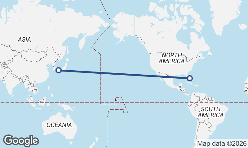 Hiroshima to Freeport City