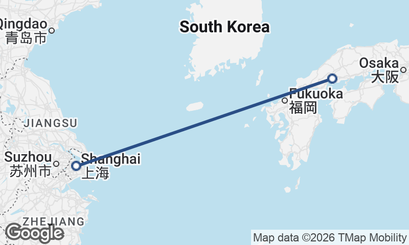 Hiroshima to Shanghai
