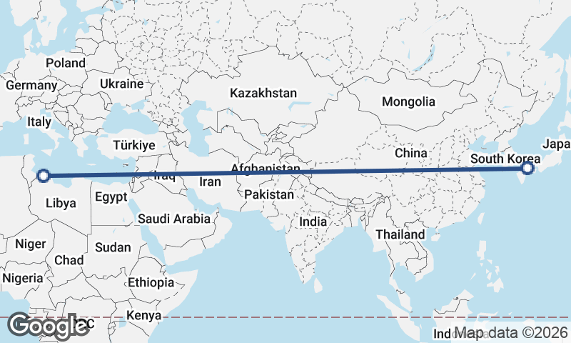 Hiroshima to Tripoli