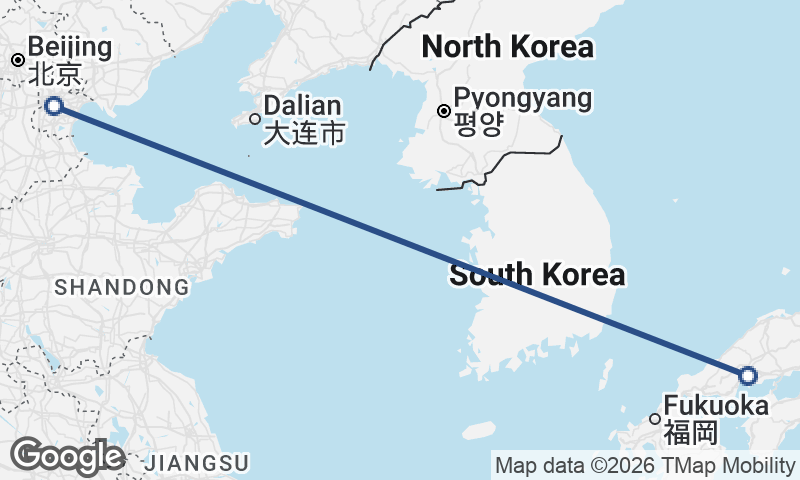 Hiroshima to Tianjin