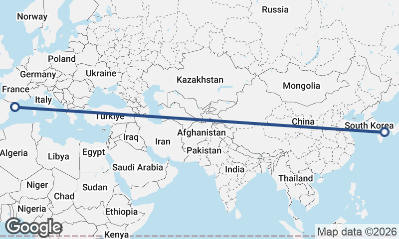 Hiroshima to Barcelona