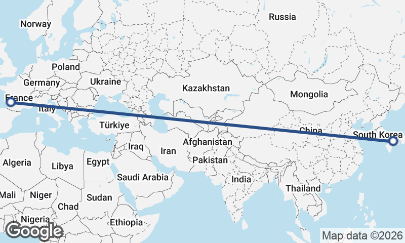Hiroshima to Bordeaux