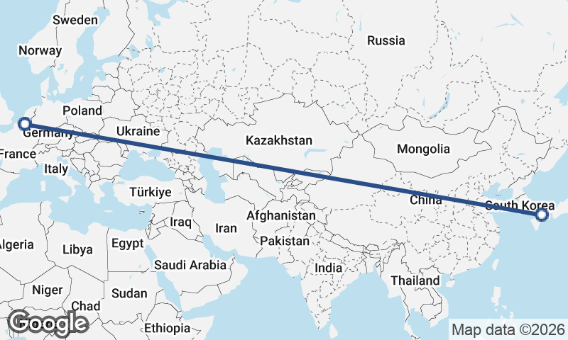 Hiroshima to Brussels