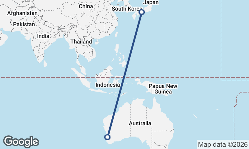 Kōbe to Perth